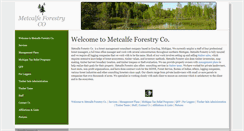 Desktop Screenshot of metcalfeforestry.com
